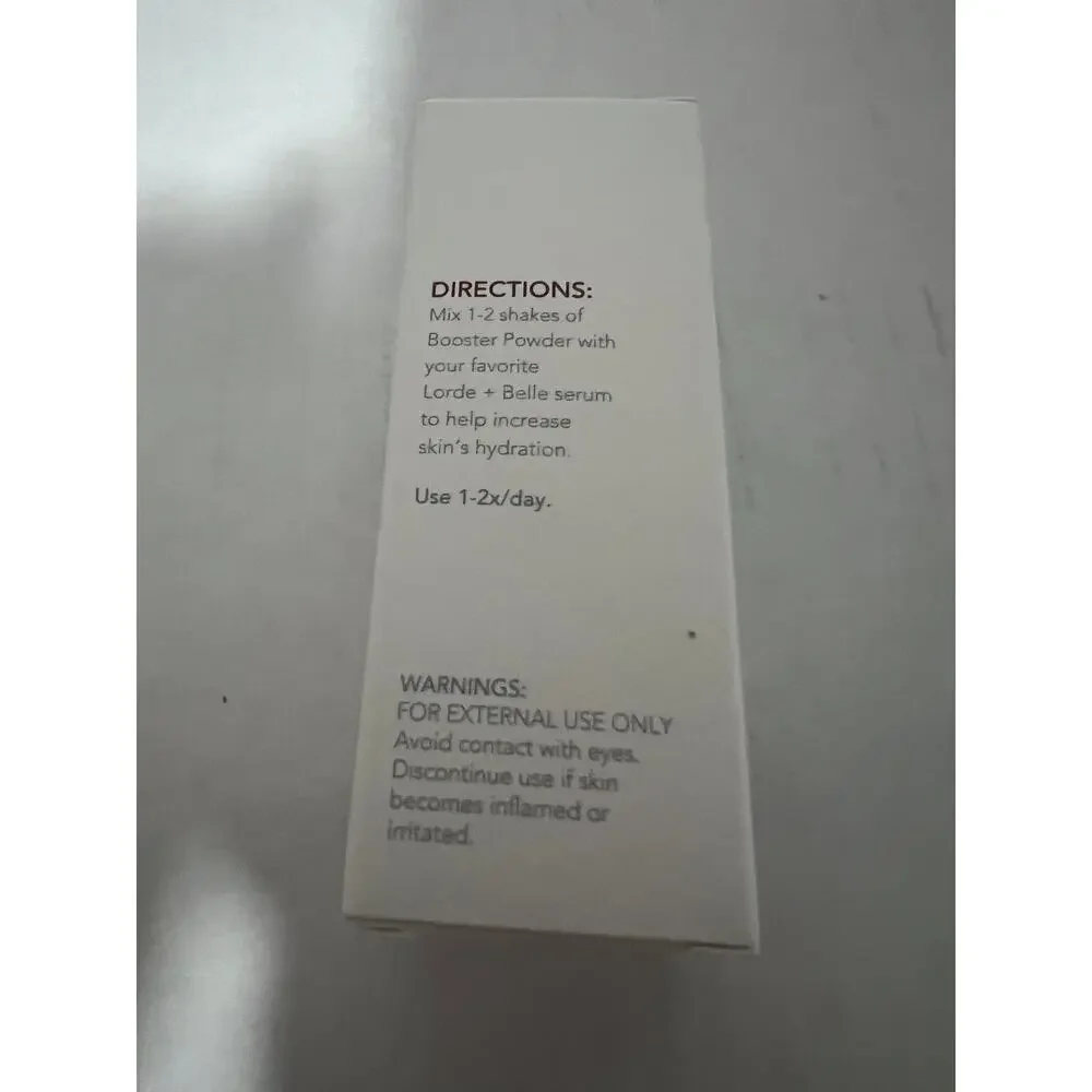 NEW IN BOX Lorde + Belle Hydra-Max Booster Powder Hydration Enhancer